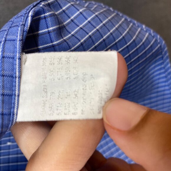 L.L. Bean Mens Blue Wrinkle-Resistant Button-Down Shirt Size L Reg 100% Cotton - Picture 11 of 12